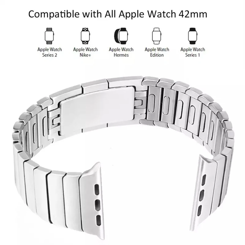 Stainless Steel strap for Apple Watch Band 44mm 41mm 45mm 40mm 42mm 38mm Butterfly Metal Bracelet watchband iwatch 3 5 6 se 7 8