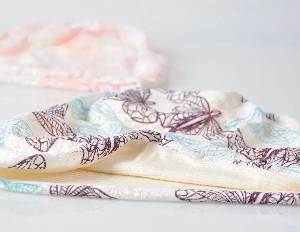 Женская облегающая шапочка дышащая мешковатая с бабочками и цветами женская