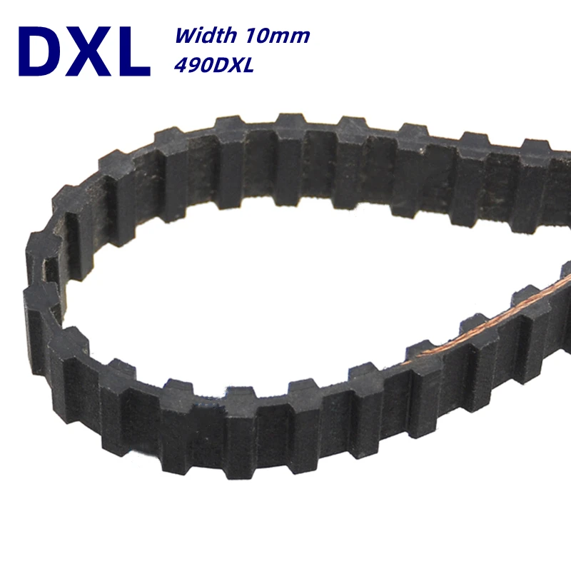 

DXL-XL Black Rubber Double-sided Tooth Timing Belt Width 10mm 490DXL Double Sided Toothed Belt