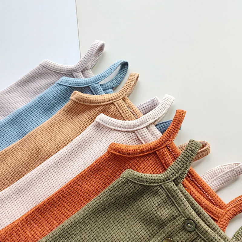 Детский хлопковый комбинезон без рукавов на возраст 0-18 месяцев |