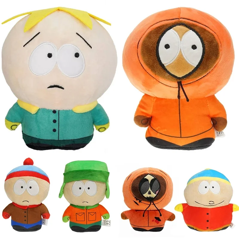 

18/22cm Disney Cartoon Plush Toy The Southparks Game-doll Stan Kyle Kenny Cartman Kawaii Plush Dolls Boy Girl Gifts For Children