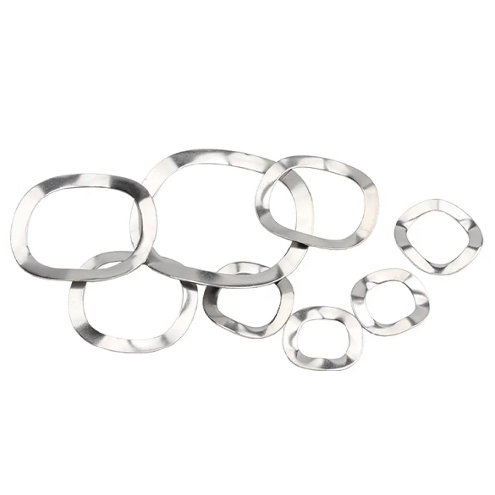 65 # Марганцевая сталь M3 M4 M5 M6 M8 M10 M12 M14 M16 M19 M21 M24 M27-M118 Волновая шайба 3/5/6/7 Тип