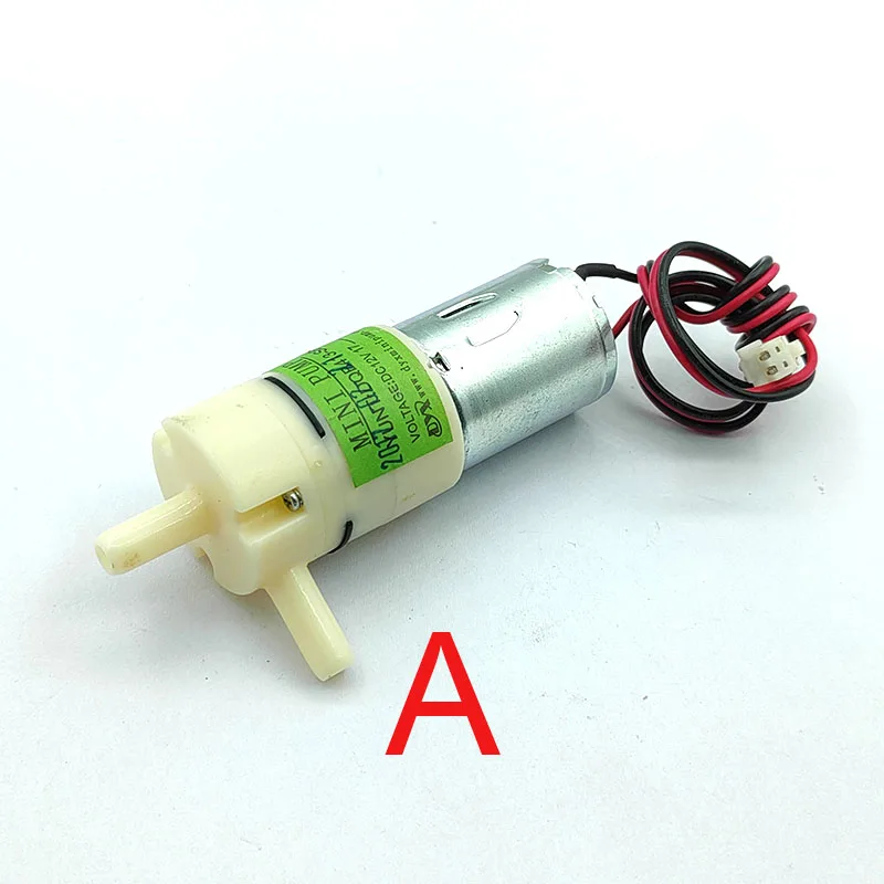 

Маленький водяной насос 370 с большим расходом, диафрагменный насос для жидкой воды постоянного тока 12 В, самовсасывающий насос, диспенсер «сделай сам», чайный столик, насос для питья