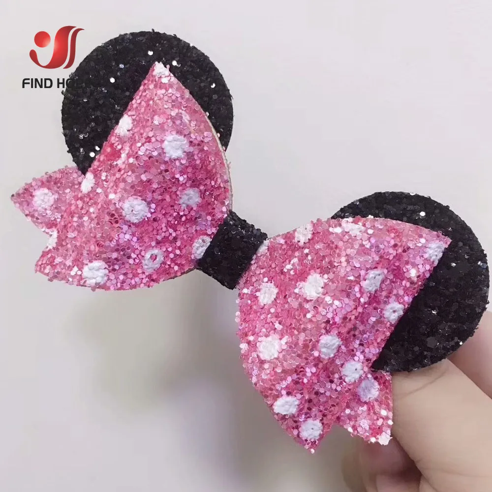 20x120 См В Горошек Массивная Блестящая Ткань Из Искусственной Кожзаменителя С