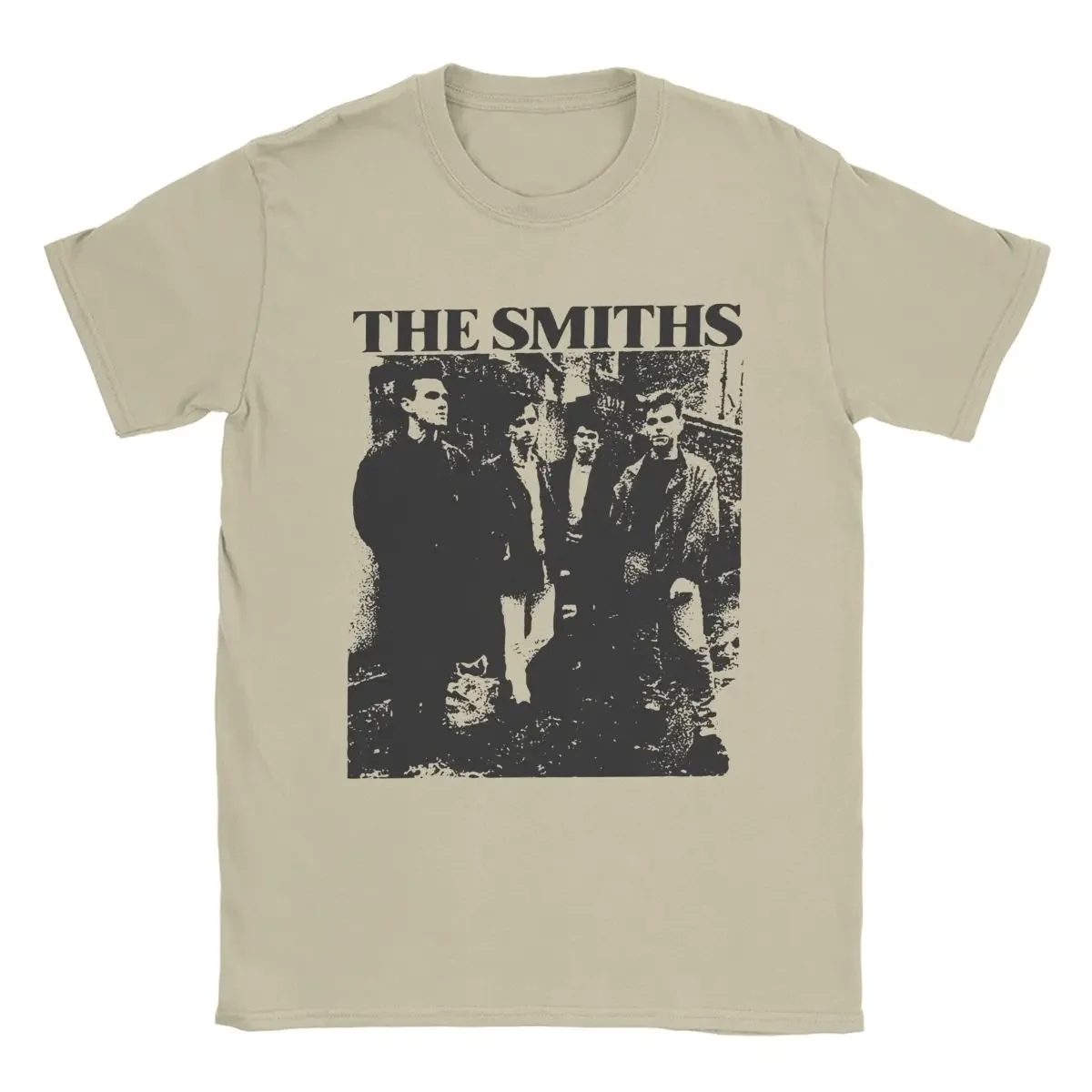 Мужская Винтажная Футболка The Smiths с рисунком карандаша Повседневная музыкальная