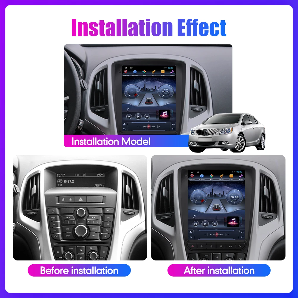 Автомобильная магнитола 9 7 дюйма в стиле Tesla для Opel Astra J Vauxhall Buick Verano 2009-2015