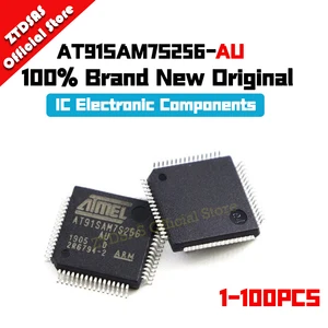 1-100PCS New Original AT91SAM7S256-AU AT91SAM7S256 AT91SAM7S AT91S IC MCU LQFP-64 Chip