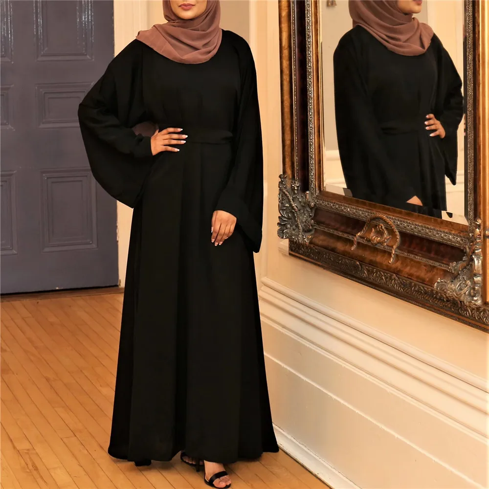 Женское мусульманское платье Wepbel свободное базовое арабское абайя турецкий