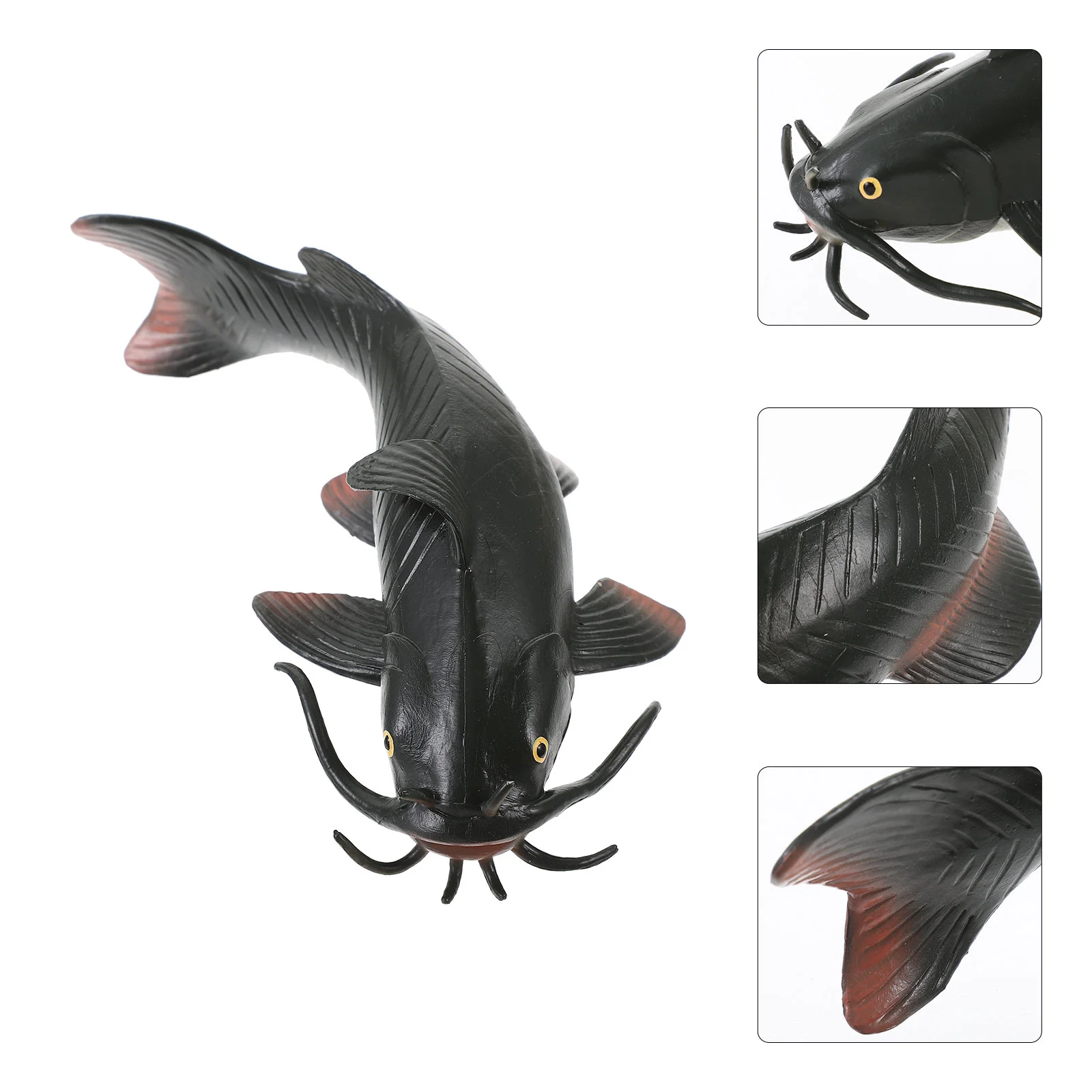 Catfish Toy Ornament Creative Children Plastic Model Imitation Plaything Kids Cognitive