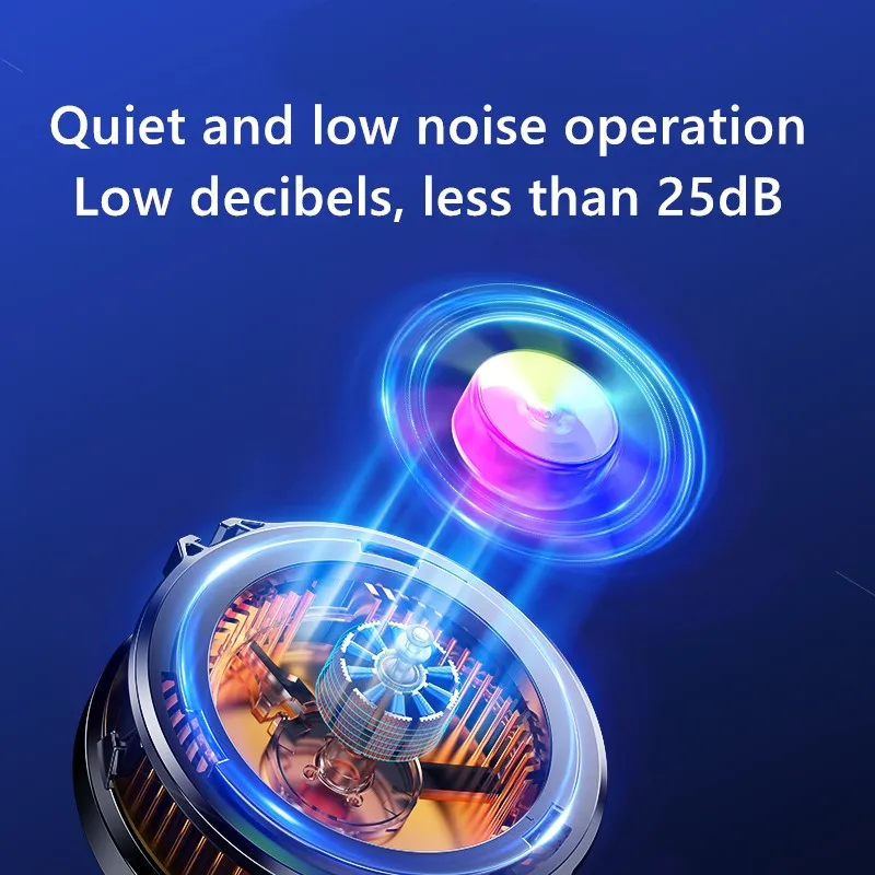 Универсальный магнитный кулер для телефона 15 Вт плоский радиатор с внешним