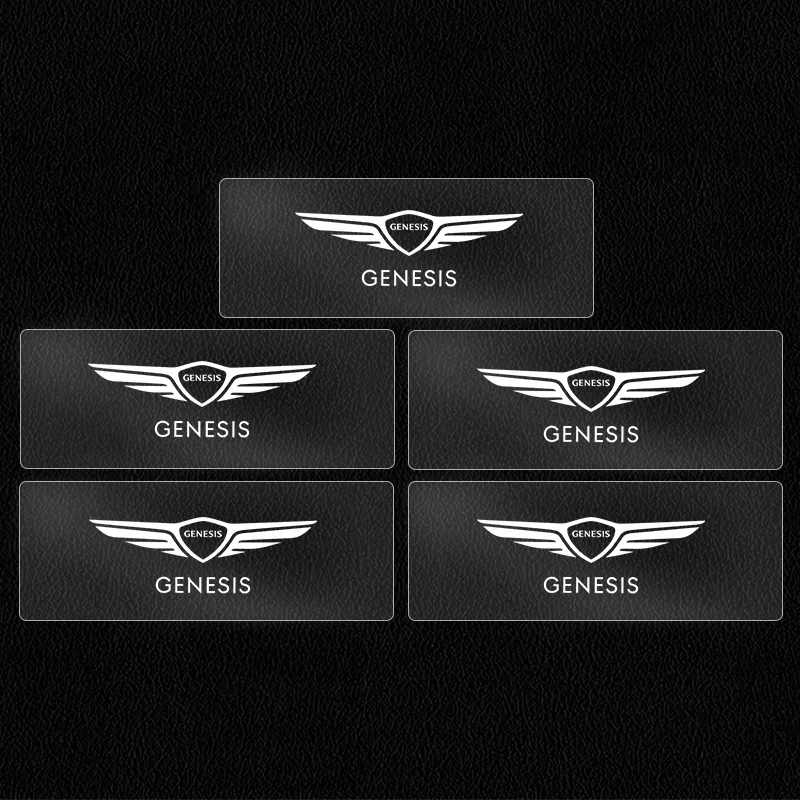 

5/10 шт. для Genesis GV90 EV BH G80 G70 GV80 G90 GV60 GV70 Наклейка для салона автомобиля Наклейки с центральным управлением Эмблема Значок Стайлинг автомобиля
