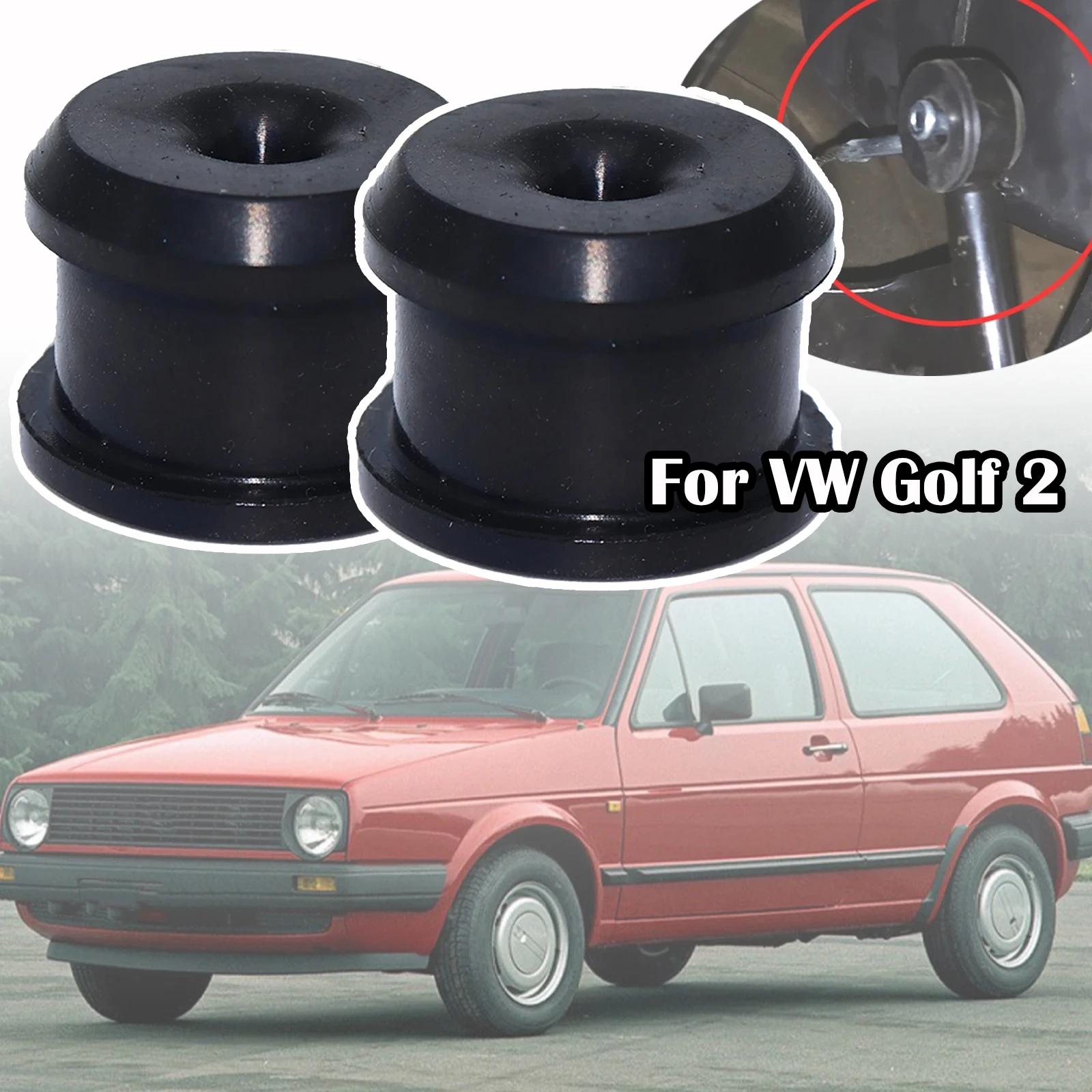 2 шт. резиновая втулка для педали газа VW Golf II Jetta Mk2 Polo
