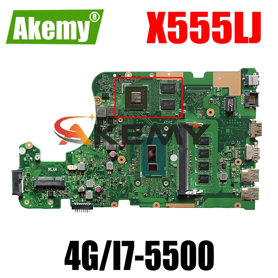 X555LJ EDP MAIN_BD_4G/I7-5500CPU/AS GT920M/2G материнская плата REV3.6 для Asus фунтов лёгкий нейлоновый
