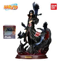 naruto figure uchiha itachi crow anime action figures toy pvc doll collection statue moedl game character ornament classic gifts