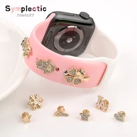 for apple watch band accessories charms paw cute designer luxury nails star shape dragonfly palm for iwatch 45 strap decoration