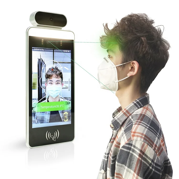 

Temperature Measuring Device Camera Face Recognition Module Scan Temperature Screening Kiosk