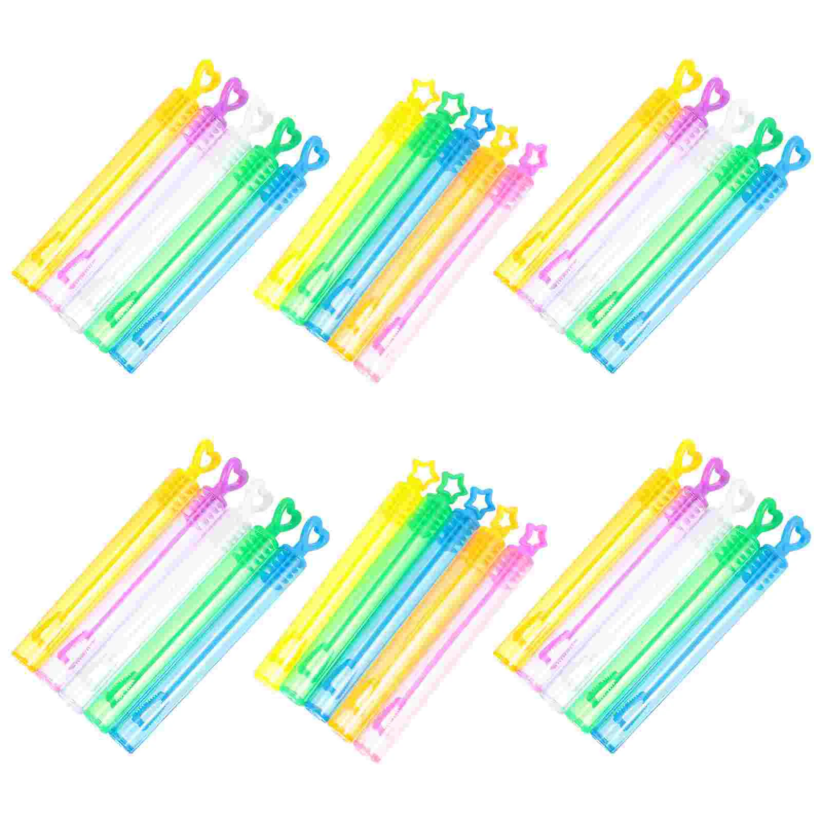 

30Pcs Useful Portable Empty Bubble Containers Bubble Sticks Bubble Bottles Bubble Tubes