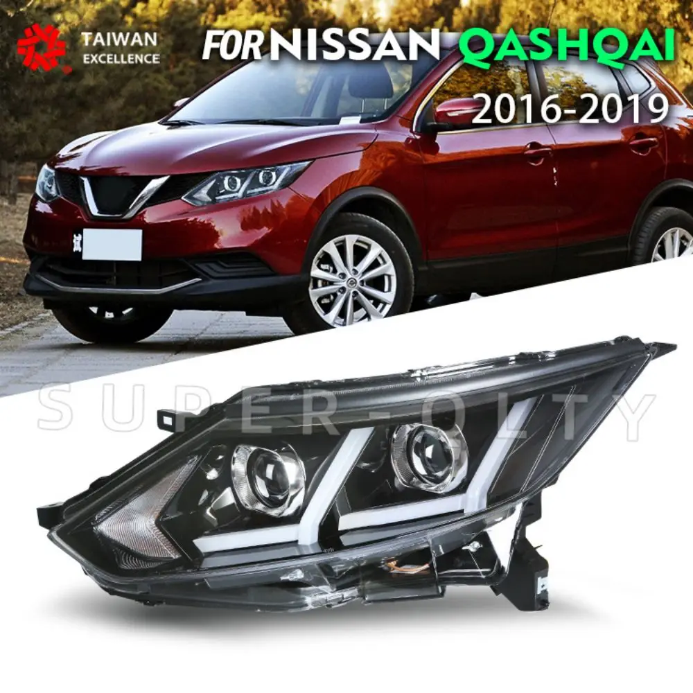 

Car headlights for 2016-2018 QASHQAI ,LEDlight suitable for the whole series,headlight restoration kit