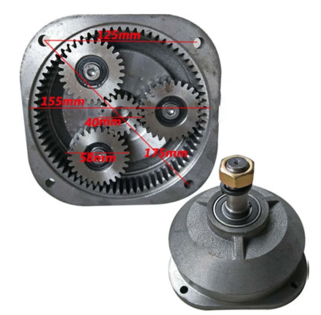 

Center Gear:18teeths . Planet Gear:27teeths Electric Tricycle Motor Gearbox Motor Head Reducer Assembly