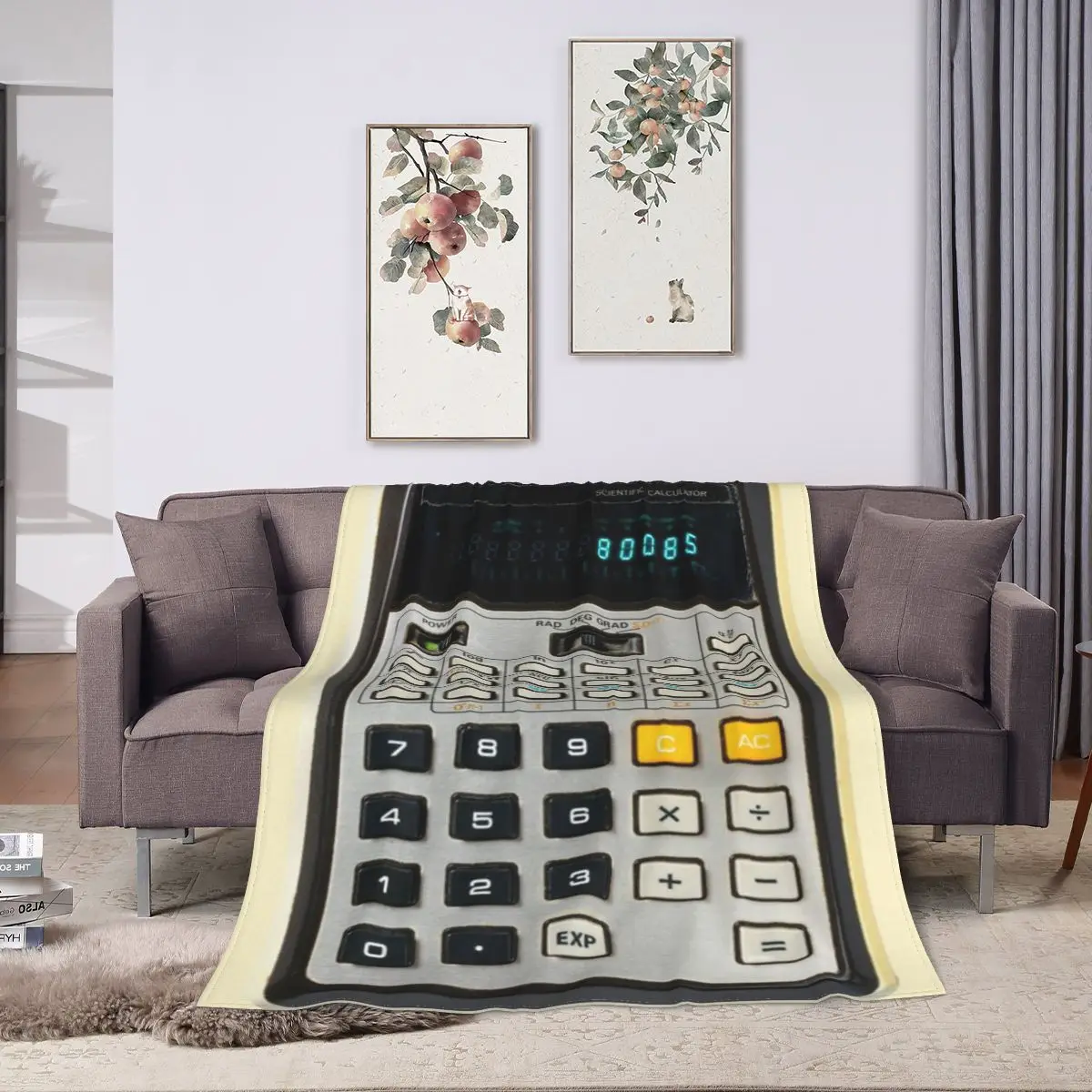 Ультра-мягкое Флисовое одеяло для калькулятор Old Skool