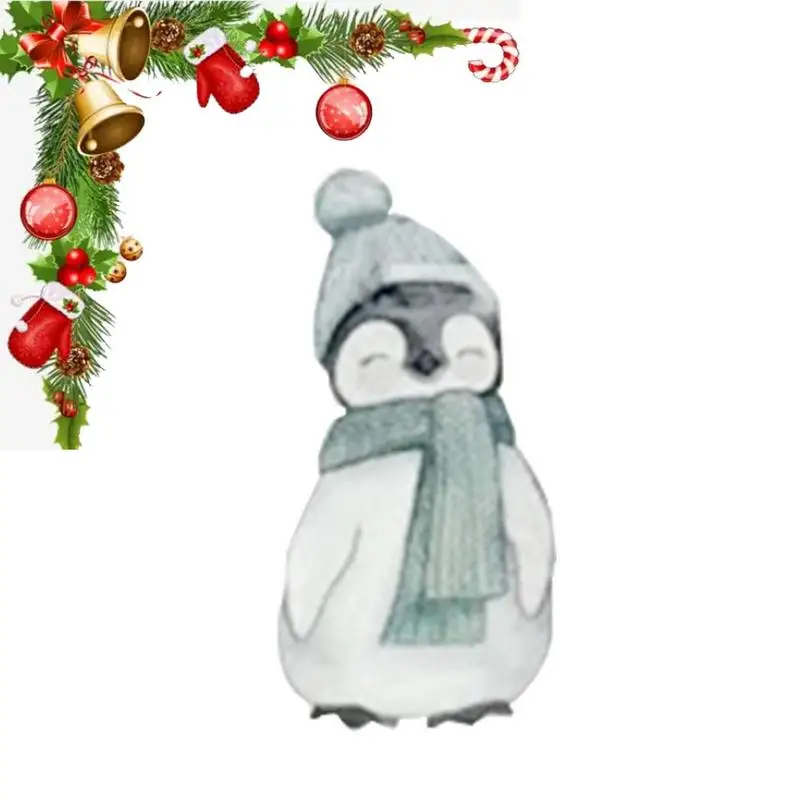 

Penguin Window Clings Winter Penguin Snowman Wall Stickers Holiday Stickers For Bedroom Kids Room Decor Christmas Party Winter