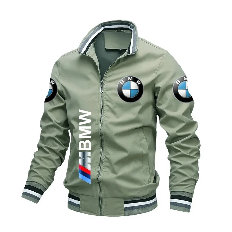 Новинка 2024 года мужская одежда BMW мотоциклетная куртка с логотипом ветровка Harajuku