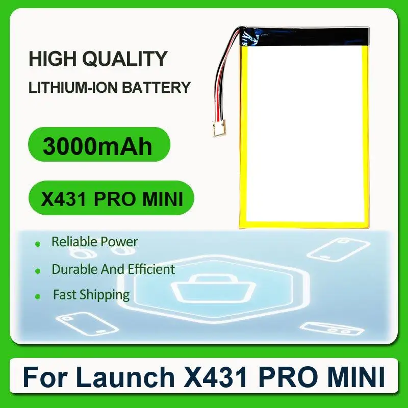 Фото Аккумулятор для диагностического прибора Launch X431 PRO MINI PRO3S + V2.0 X-431 PRO3S+ plus PADV PAD5 №2