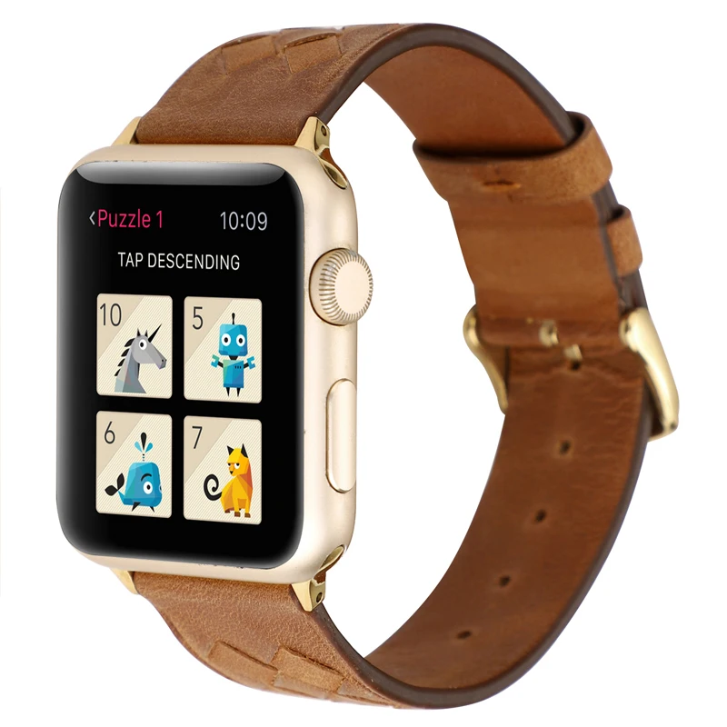 Leather Strap for Apple watch band 45mm 41mm 44mm 40mm 42mm 38mm correa iwatch 7 6 4 5 3 2 sport loop bracelet watch Accessories