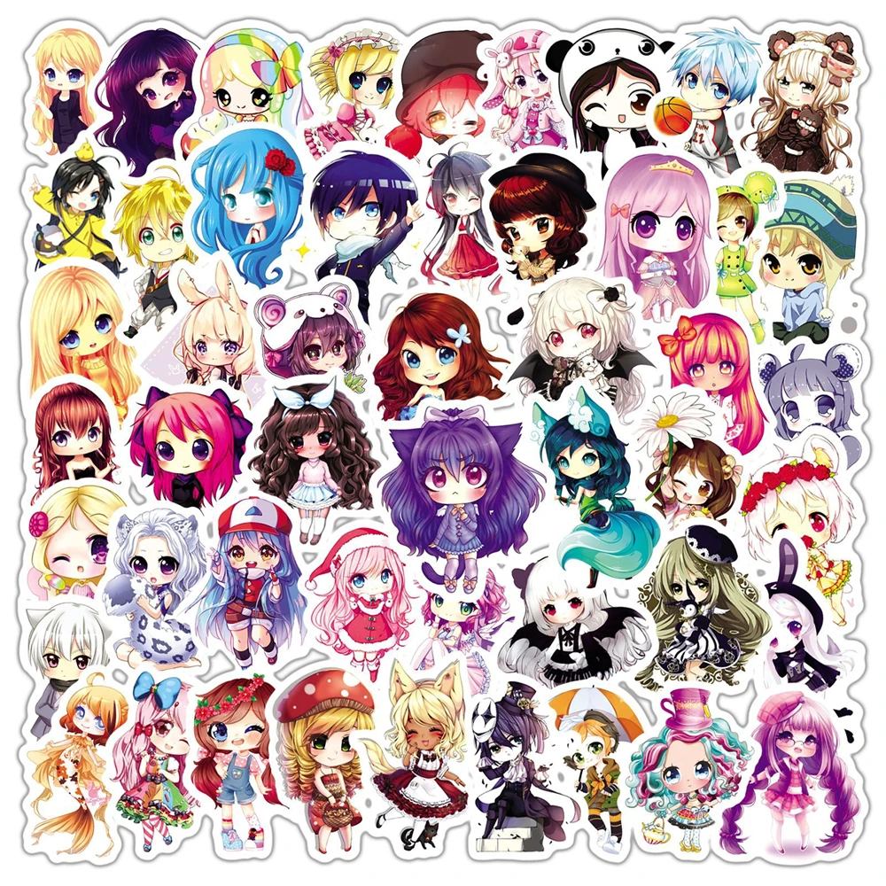 

10/30/50PCS Cartoon Cute Doll Graffiti Stickers Mobile Phone Bicycle Computer Notebook Skateboard Water Cup Wholesale