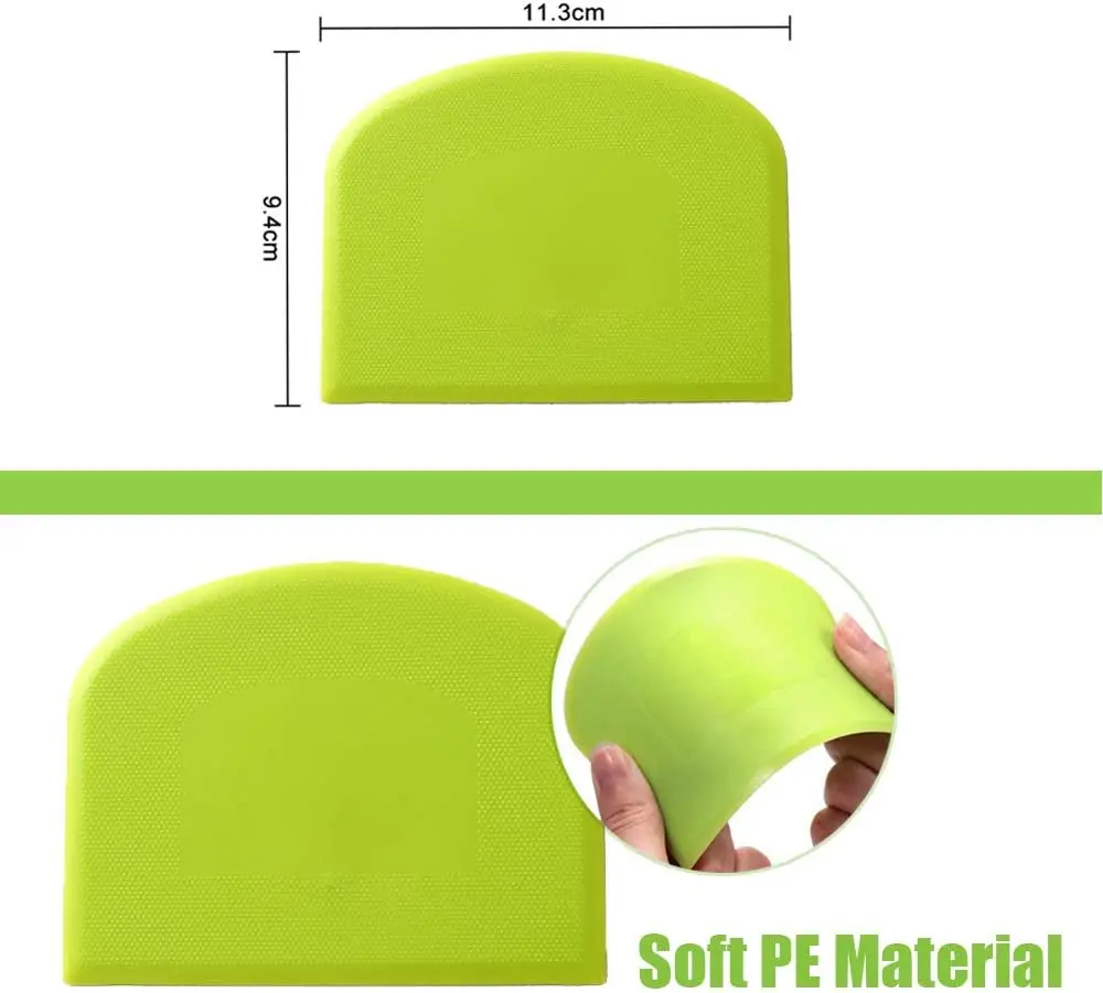 Пластиковый скребок для теста 2 шт. |