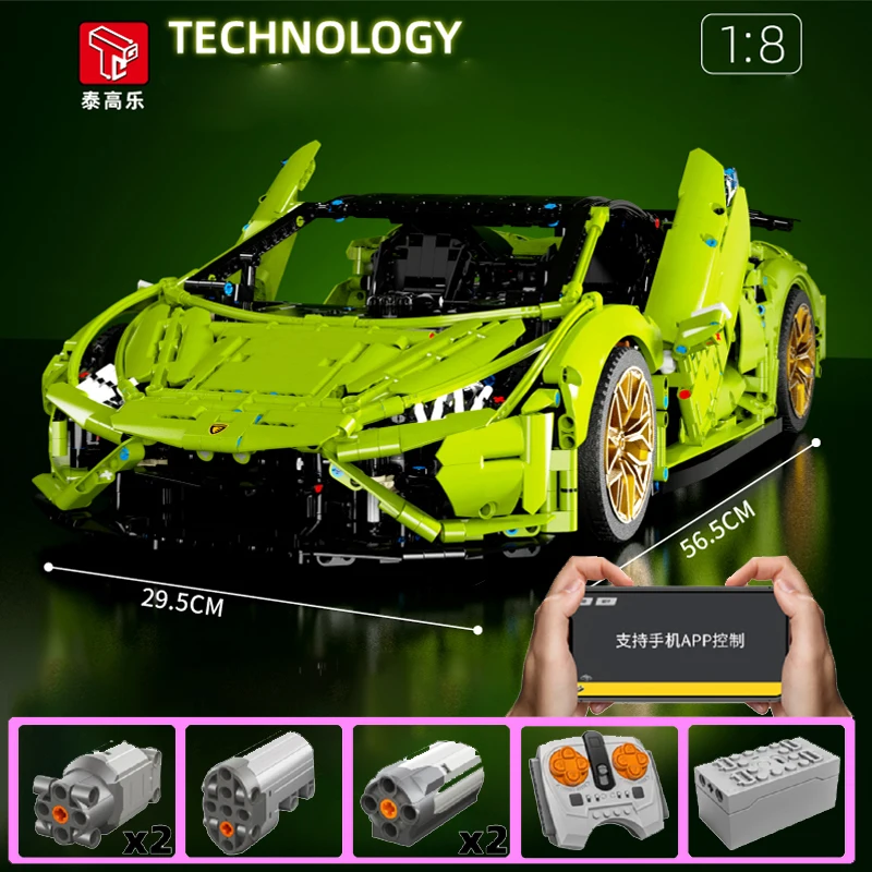 

3558pcs Technical Expert Lamborghinied Super Speed Racing Car Model Building Blocks City Sport Vehicle Supercar Bricks Toys Gift