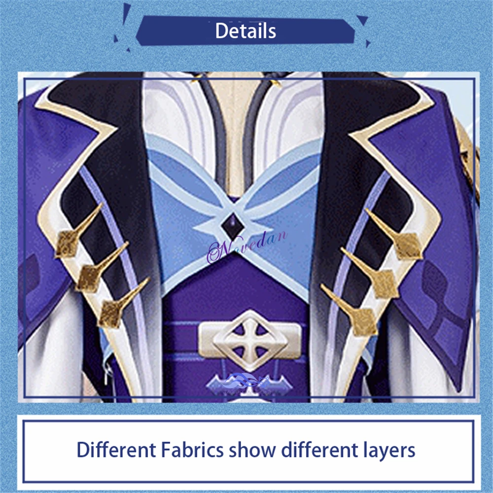 Genshin Impact Kaeya Косплей Костюм Рыцарь боевые сапоги Униформа серьги парик Аниме игра