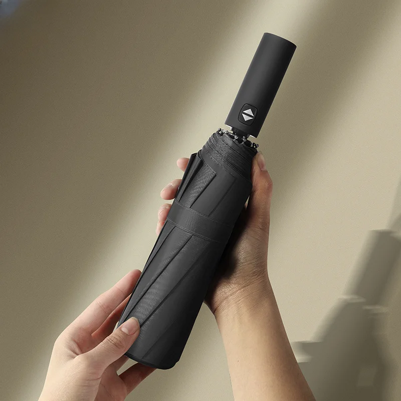 

Автоматический зонт, водонепроницаемый ветрозащитный зонт для бизнеса, Мужской Складной Ветрозащитный Зонт 10 и 8 ребер