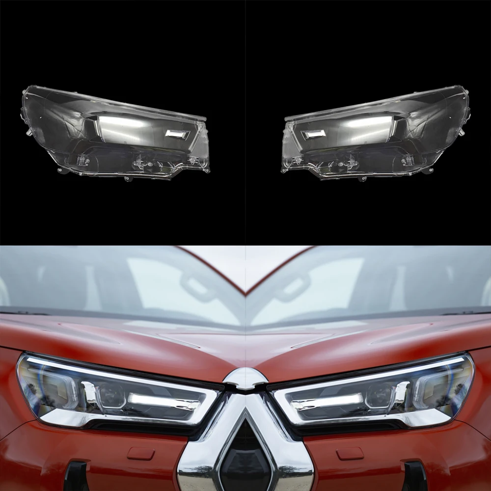 Headlight Cover For Toyota Hilux 2019 2020 Headlamp Lens Car Replacement Auto Shell