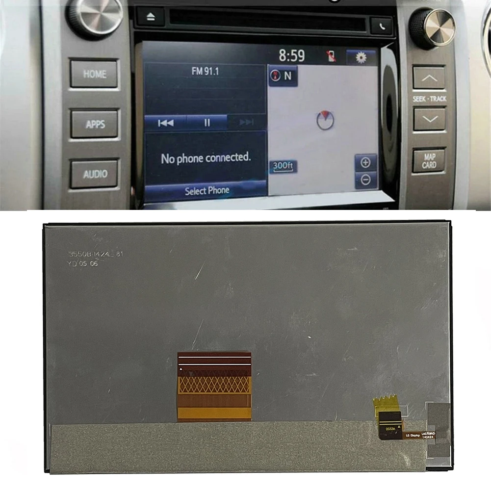 

7inch LCD Screen LA070WV2 For Toyota For Tundra 2014 2015 22016 2017 2018 2019 Car Radio Navigation LCD Display Panel