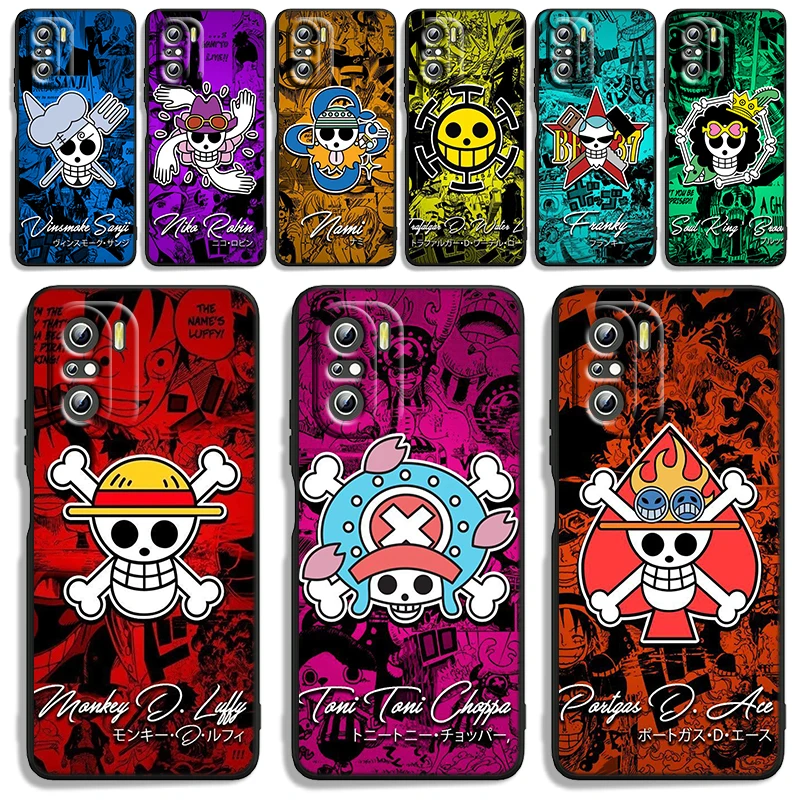 

Anime One Piece Banner Logo Phone Case Xiaomi Redmi K40 Gaming K30 9i 9T 9A 9C 9 8A 8 GO S2 6 Pro Prime Silicone Cover