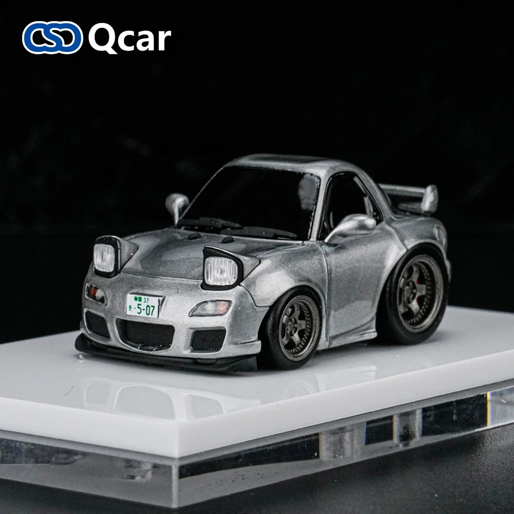 Модель автомобиля SCC Qcar MAZDA RX-7 FD JDM ограниченная серия имитация пластикового