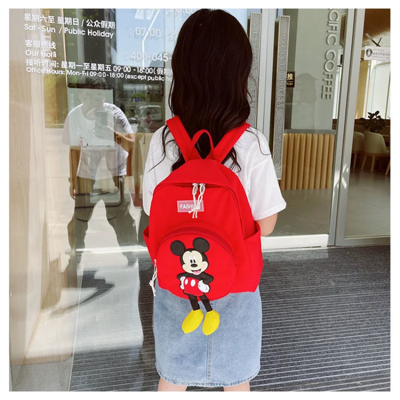 Disney Mickey Mouse Toddler Backpack for Kid Girl Kindergarten Cute  Children's Schoolbag Large Capacity Durable Bookbag