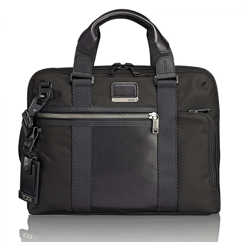 232610alpha Bravo Fashion Men's Business Shoulder Crossbody Portable Official Document Bag