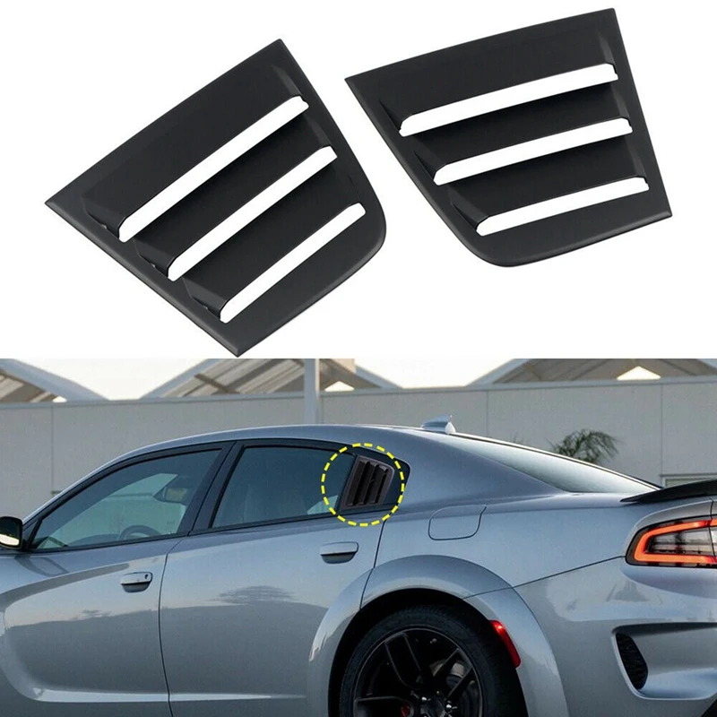 

Для Dodge Charger 2011-2021 автомобильные задние боковые жалюзи четверть жалюзи обшивка