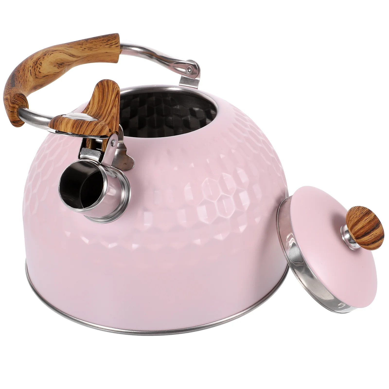 

Tea Kettle Stovetop Whistling Teakettle Classic Teapot Stainless Steel Tea Pots with Handle