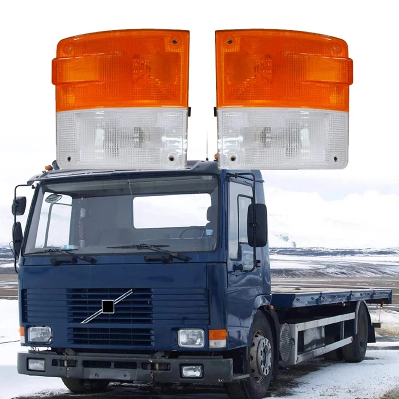 

24V Truck Side Marker Shade Corner Light Turn Signal Light for Volvo Trucks FL7 FL10 F10 F12 1593924 1593923