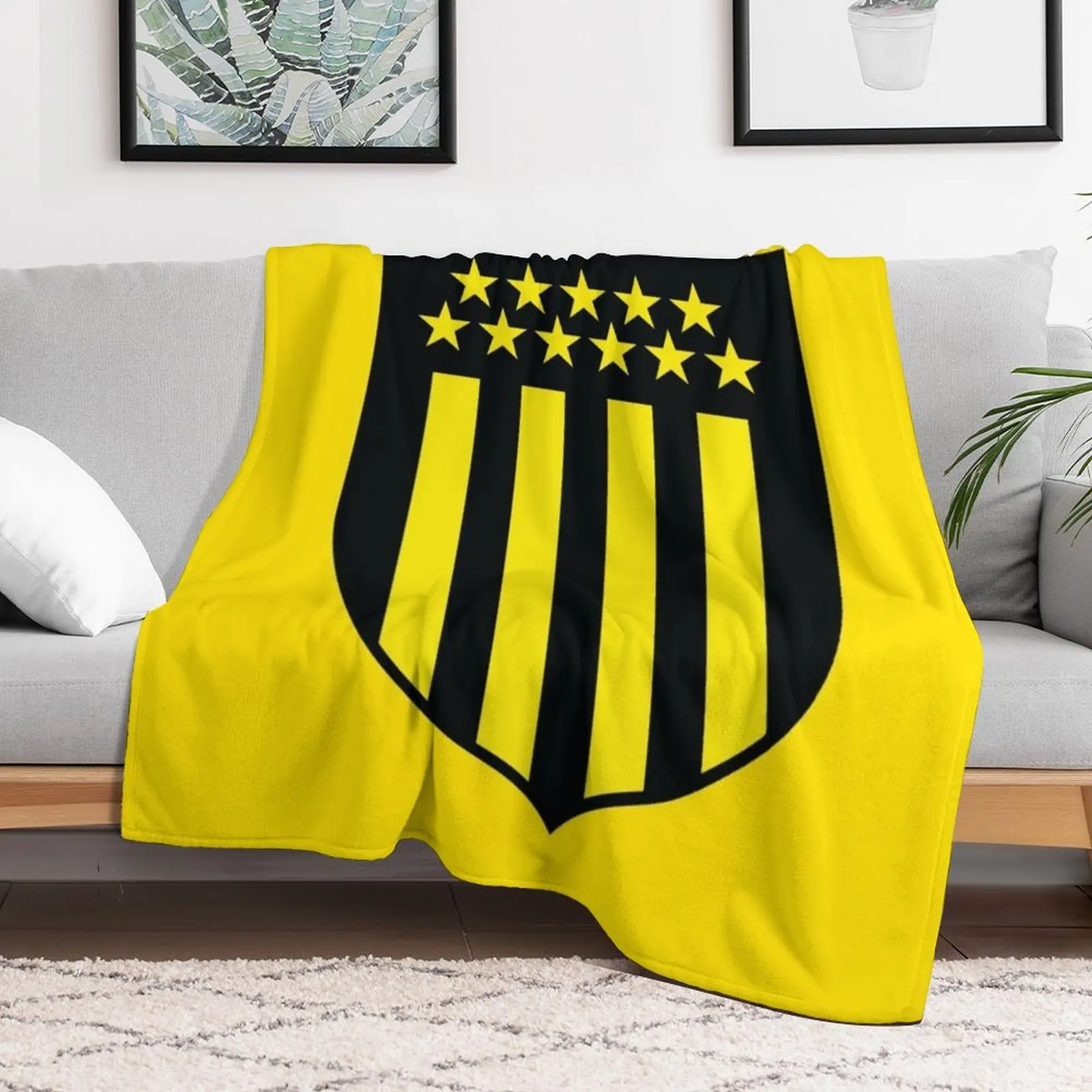 Одеяло Club Atlético Pe?arol косплей аниме красивые одеяла для дивана