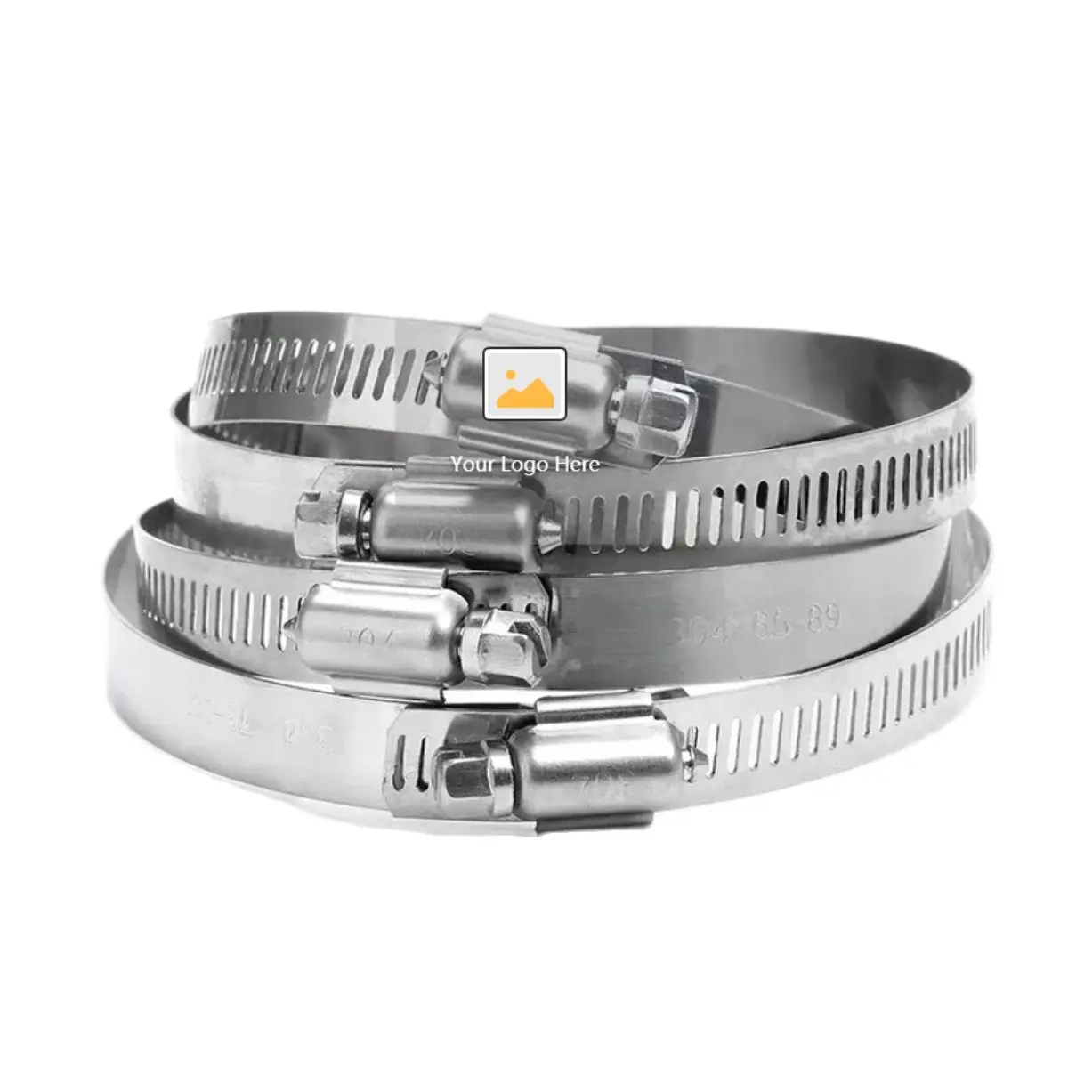 

10pcs Stainless Steel Adjustable Drive Hose Clamp Fuel Line Worm Size Clip Hoop Hose Clamp Hot Sale