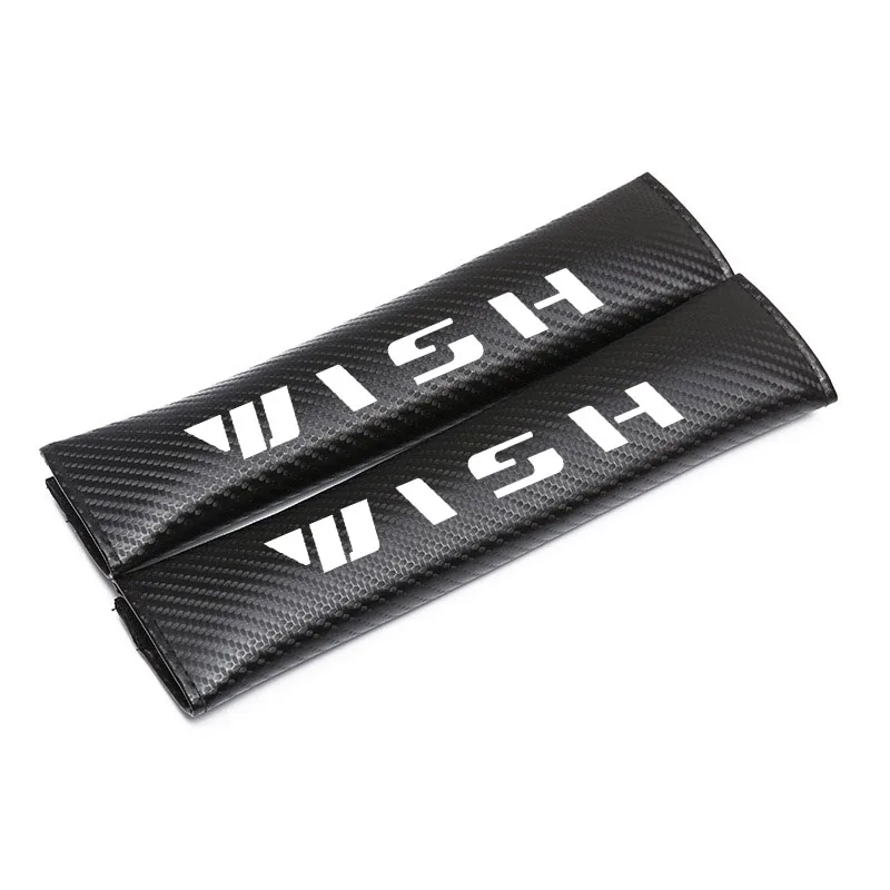 

Регулируемая плюшевая накладка на автомобильный ремень безопасности, наплечный внутренний доступ для Toyota wish, автомобильные аксессуары для интерьера