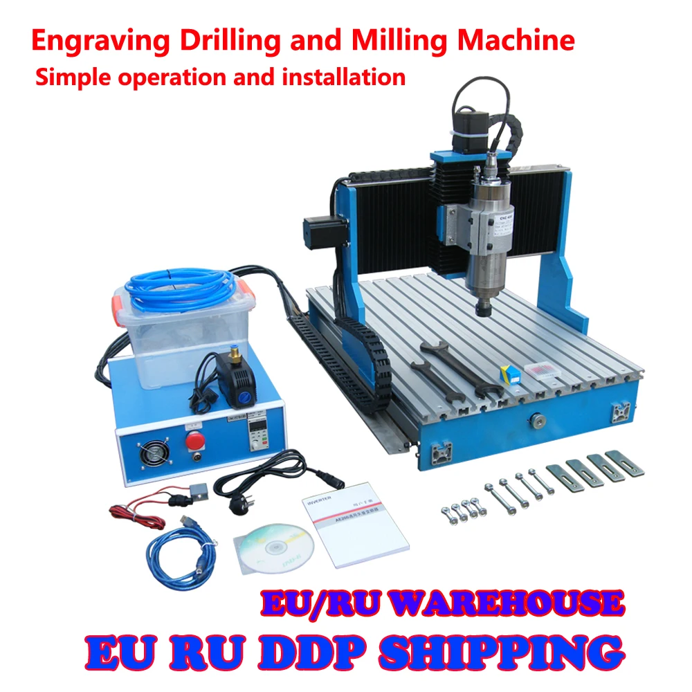 

Линейная направляющая рельса ЧПУ роутер гравировальный сверлильный и фрезерный станок LY CNC 6040L 1500 Вт кВт 3 оси 4 оси