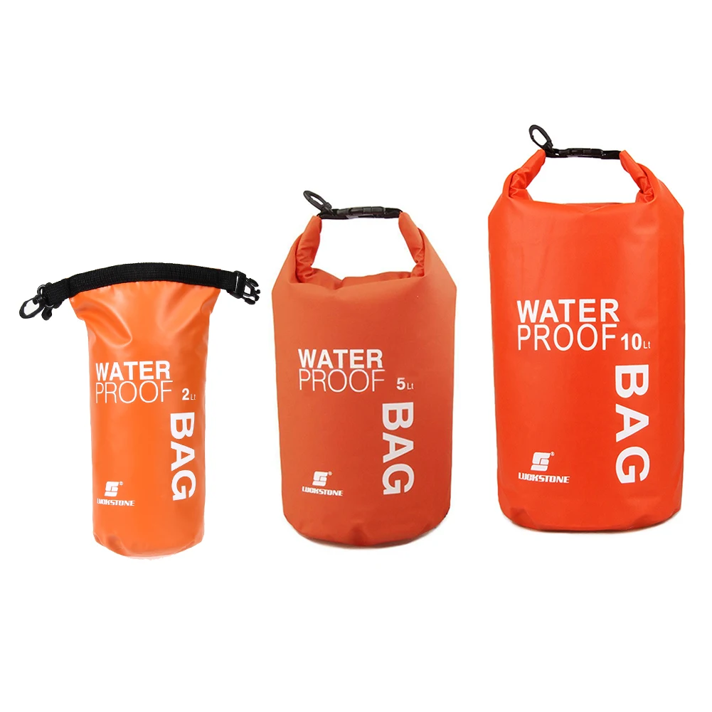 

3pcs PVC Waterproof Swimming Bags Dry Sack for Outdoor Camping Kayaking Rafting Boating River Trekking Clothes Storage Bag Case
