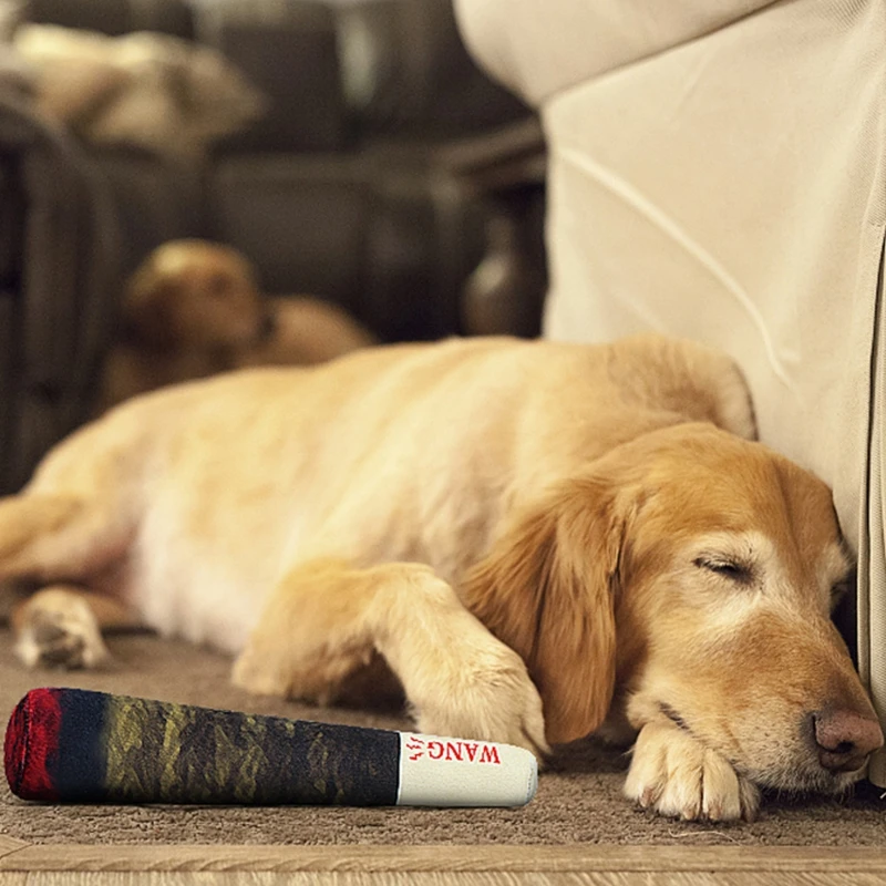 

Собака плюшевая пищалка игрушки Мягкая Реалистичная мягкая сигара для чистки зубов животное сигарета-стиль