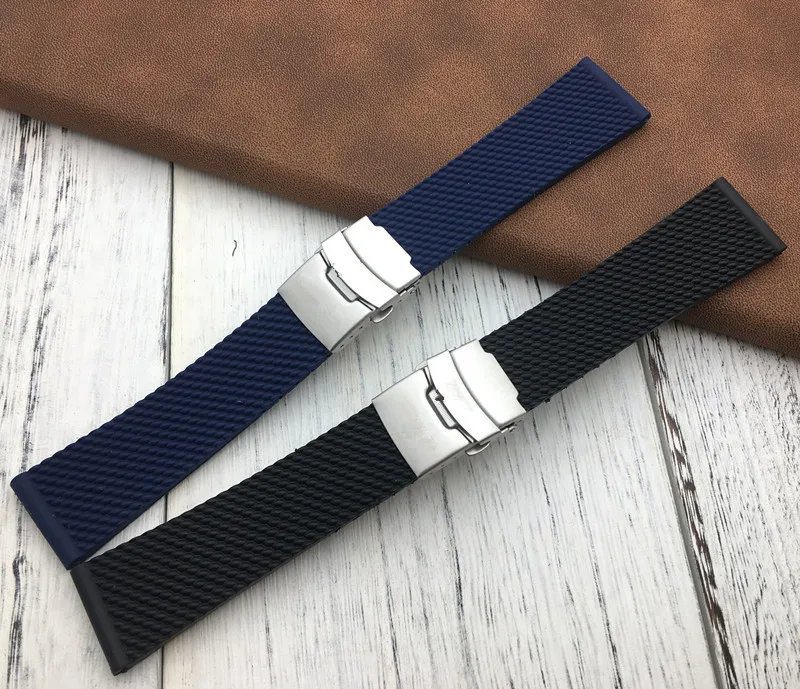 

Ремешок силиконовый для наручных часов, черный темно-синий резиновый браслет для часов Breitling, с пряжкой 22 мм, инструменты Avenger/navitimer world