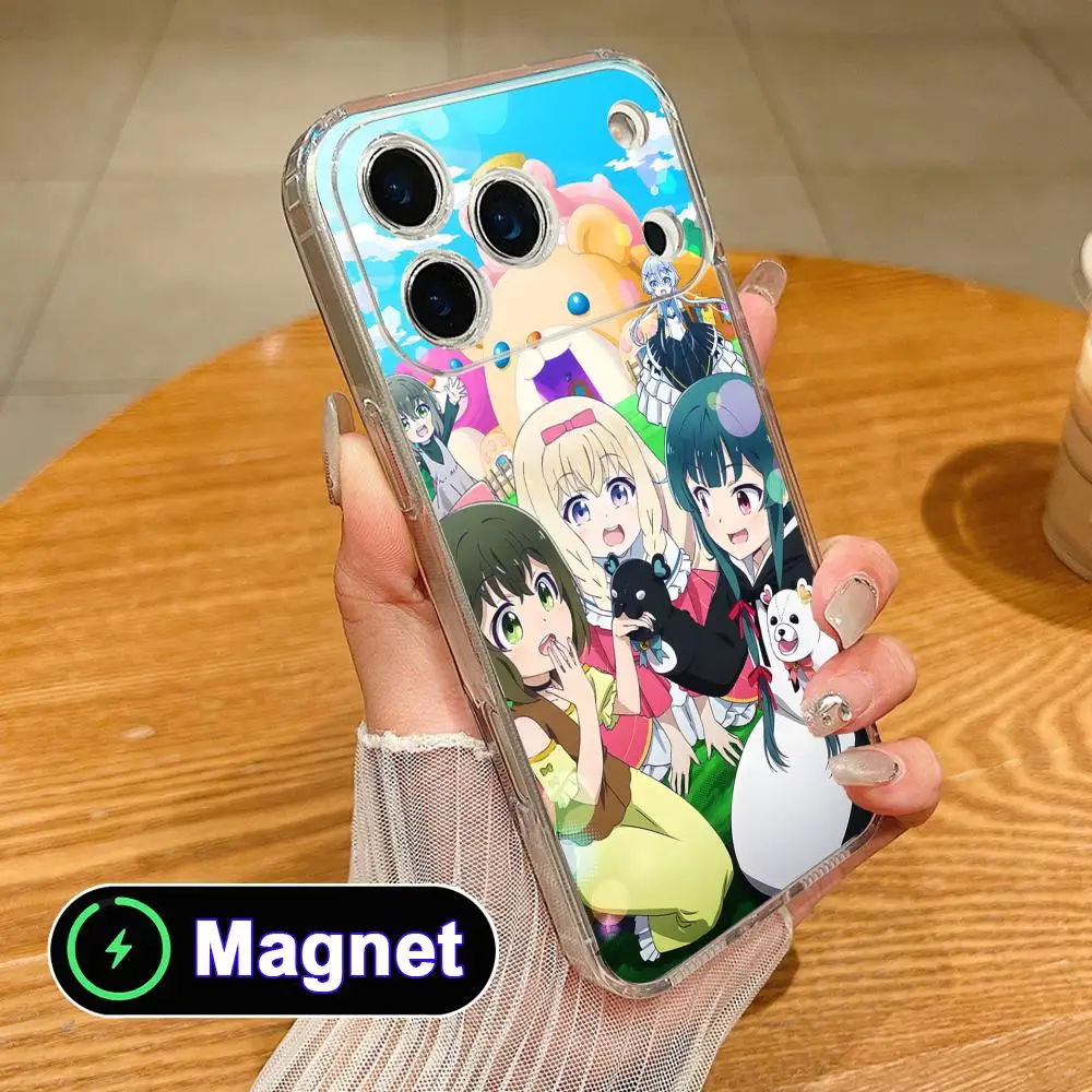 Чехол для телефона с аниме-персонажем Кума Бир Юна для iPhone 17 16 15 14 13 12 11 Air Pro Max Plus Mini, мягкий прозрачный чехол из ТПУ с магнитом (art.: 3920daae4468e) - 3920daae4468e